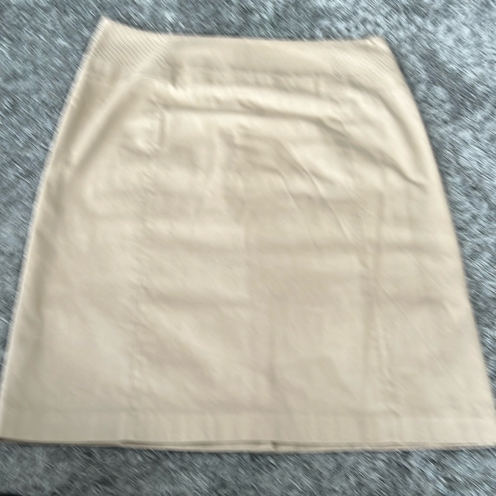 Atelier Women’s fully lined skirt beige straight skirt work office summer wear